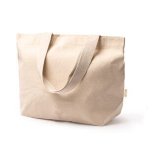 recycled cotton natural shopper