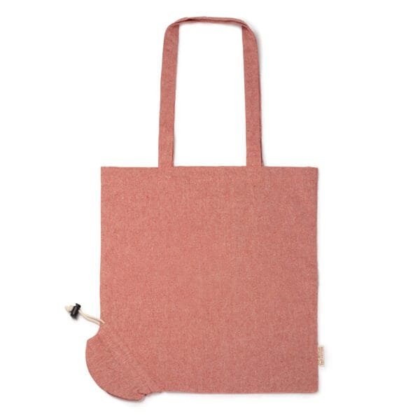 Plika foldable bag made from 100% recycled cotton