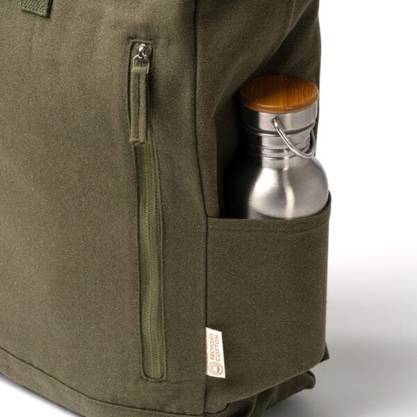 Teko Recycled Cotton Backpack with bottle
