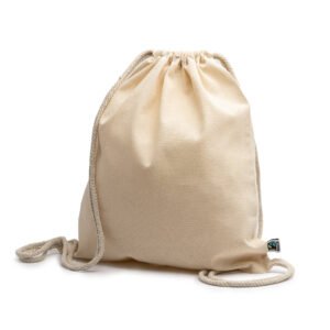 Barone 100% Fairtrade Cotton Drawstring bag