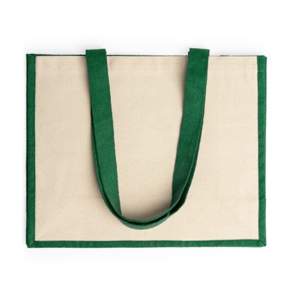 Nantes Cotton and Laminated Jute bag - Image 6