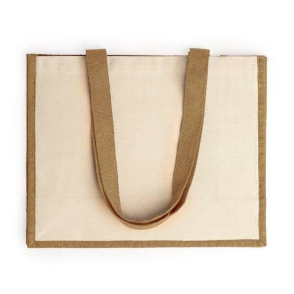 Nantes Cotton and Laminated Jute bag - Image 3