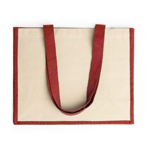 Nantes Cotton and Laminated Jute bag - Image 4