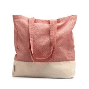 recycled Cotton heather finish bag with gusset
